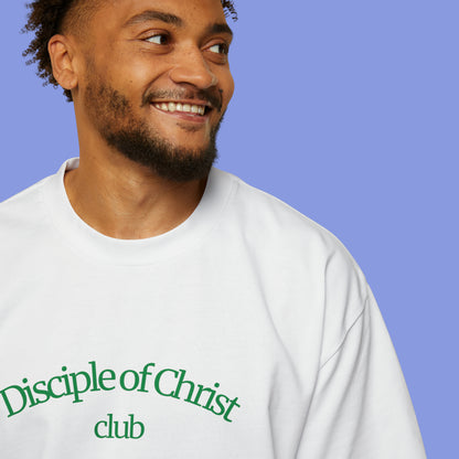 Disciple of Christ club Men's Heavy Oversized Tee